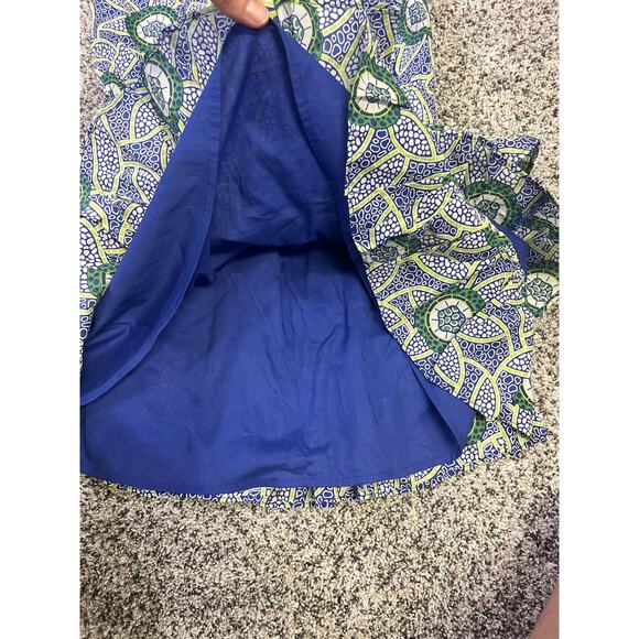 Janie & Jack x Kaavia James Floral Block Print Skirt/Matching Ruffle Tank Sz 7/8 - Picture 7 of 10